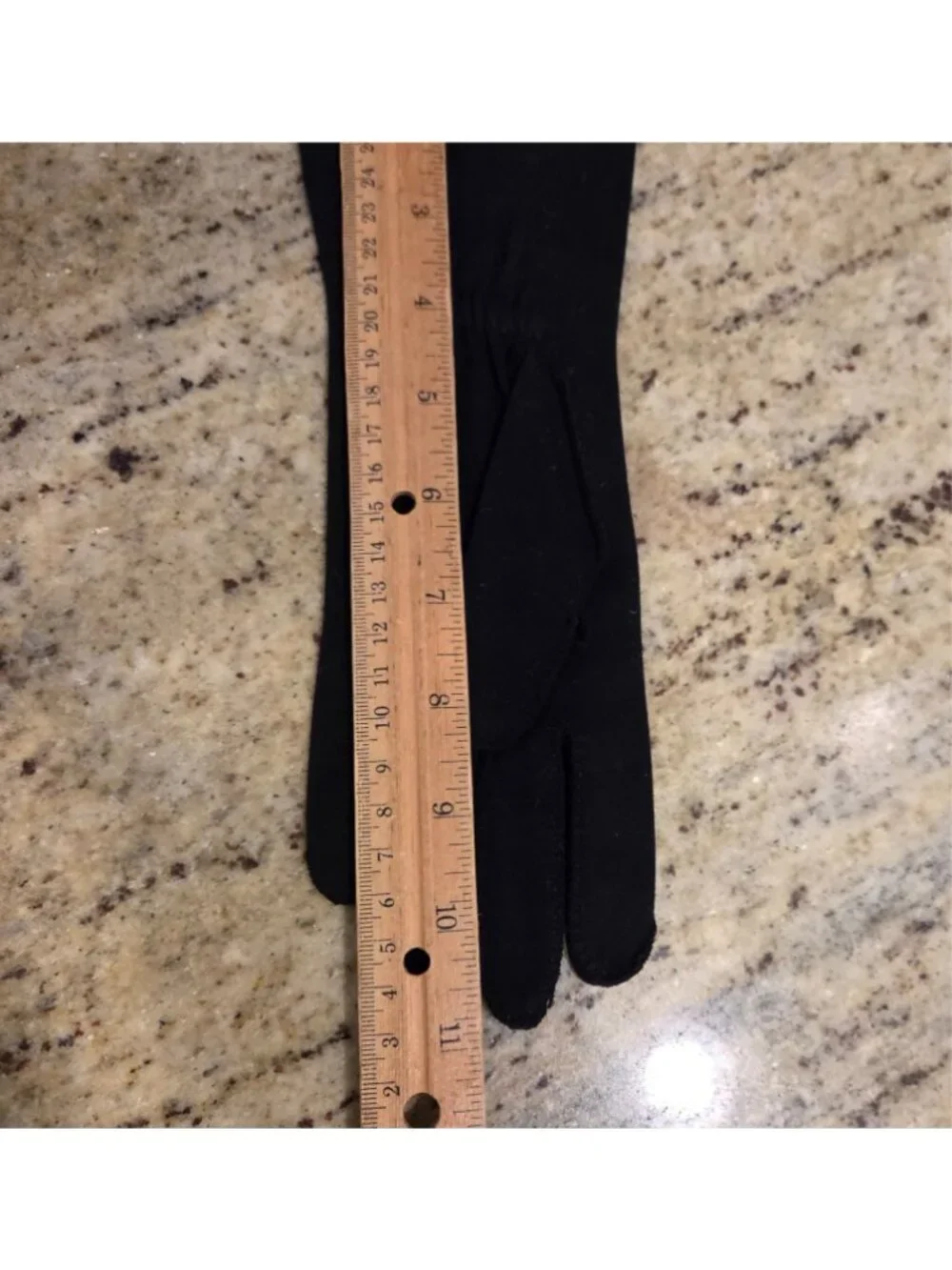 Vintage Womens Size 6.5 Stretch Black Cotton Formal 11